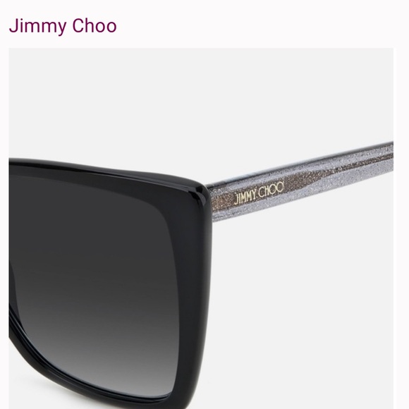 Jimmy Choo Sunglasses LESSIE/S 807 9O Black Gray Gradient main image 4